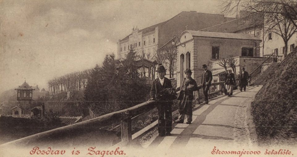 Strossmayerovo šetalište 1900. godine